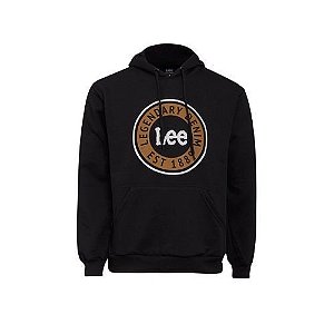 MOLETOM MASCULINO LEE PRETO 9007LM