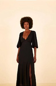 VESTIDO CROPPED CARAÇÃO FARM PRETO 310387