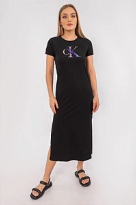 VESTIDO CKJ CK GALAXY PRETO CF2PR30VM373