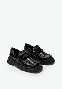 MOCASSIM COM ETIQUETA PRETO LP EASY 537MC000069