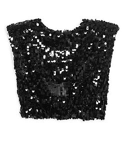 BLUSA MUSCLE CROPPED PAETE PRETA MYFT 502BL006984