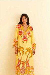 VESTIDO ABACATUA ENGENHARIA ESTAMPADO FARM 317278