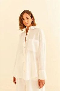 CAMISA ALGODÃO BASICA BRANCO FARM 326080