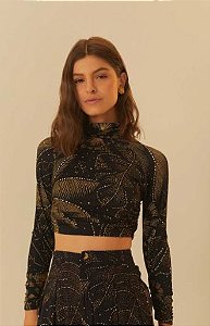BLUSA RAGLAN ESTRELADA ESTAMPADA FARM 324411