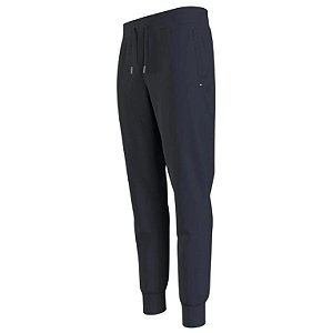 CALÇA DE MOLETOM BANDEIRA BORDADA AZUL MARINHO TOMMY HILFIGER THMW0MW