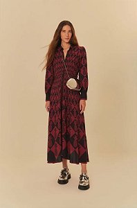 VESTIDO GRAFICO ABACAXI ESTAMPADO FARM 328519