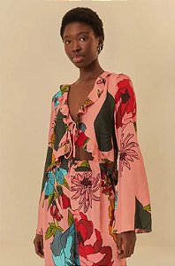 BLUSA CALOR FLORAL ESTAMPADO FARM 327034