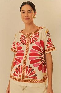 TSHIRT FLOREJO ESTAMPADA FARM 326189