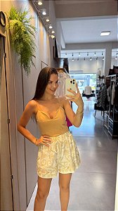 BLUSA CORSET DE ALCAS CAQUI MYFT 502BL007858