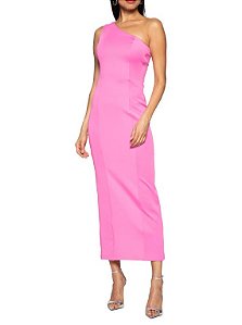 VESTIDO SUPER MIDI OMBRO UNICO ROSA 502VE009830