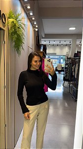 BLUSA RIBANA MANGA LONGA PRETA FARM 338880