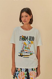 TSHIRT FIT FARM RIO COPACABANA OFF WHITE FARM 339980