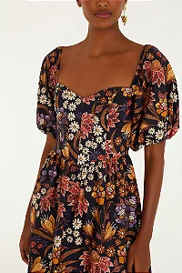 Vestido Curto Estampado Lili