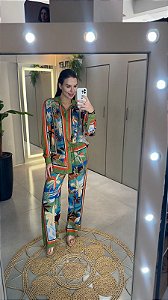 Camisa Manga Longa Estampada Lenço Bem Querer FARM 345194