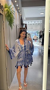 Kimono Estampado Afeto Tropical FARM 346017