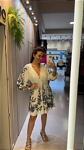 Vestido Curto Estampado Floral Penélope FARM 347608