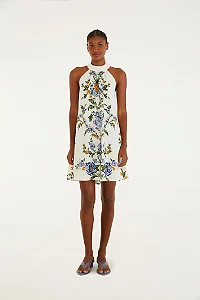 Vestido Curto Estampado Floral Penélope FARM 345541