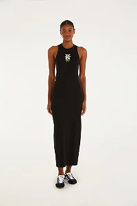 Vestido Midi Rib Maxi Flor FARM 351799