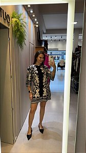 Vestido T-Shirt Big Estampado Sintra FARM 351345