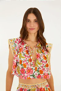 Blusa Estampada Banana Flor FARM 349761