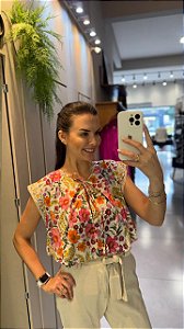 Blusa Estampada Banana Flor FARM 349761