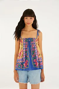 BLUSA LASTEX LENA FARM 351483