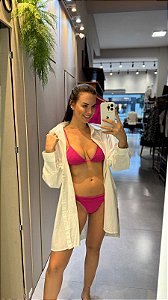 Biquíni Lacinho Textura Flor FARM 349787