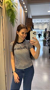 T-Shirt Baby Look Listrada Com Caixa Gift MYFT 502TS005634