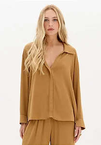 CAMISA MANGA LONGA CARAMELO MYFT 502CA001678