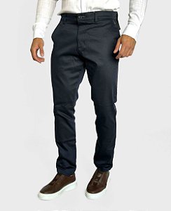 CALCA GUILHERME SOUL SLIM SARJA AZUL MARINHO 101231427