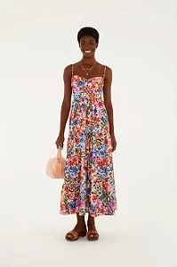 VESTIDO CROPPED FLORABELA ESTAMPADA FARM 370688