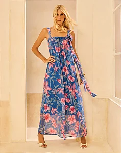 Vestido maxi estampada Claudia Rabelo ves 3611 2827
