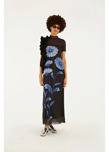 Vestido tule ciana estampada Farm 366999