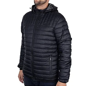 Jaqueta slim puffer preta Ogochi 027498006