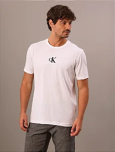 Camiseta mc ckj masc branca Calvin Klein ckjm124