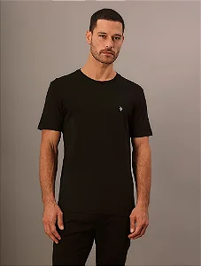 Camiseta mc ckj masc omega preto Calvin Klein ckjm107
