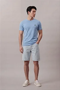 Camiseta mc masc piquet premium azul claro Calvin Klein CM6PC01TC182