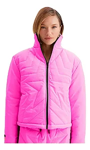 Jaqueta puffer curta rosa pink 502JA000630