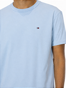 Camiseta básica Tommy Hilfiger azul claro ABMW0MW39995