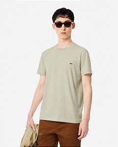 T-shirt masculino verde claro Lacoste TH6709 23 XHU