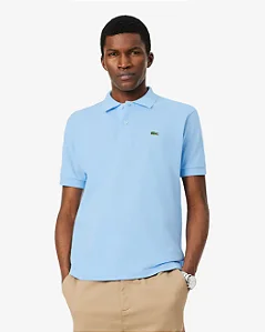 Camiseta gola polo azul claro Lacoste L 12 12 23 T01