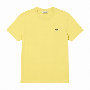 T-shirt masculino amarelo Lacoste TH6709 23 107