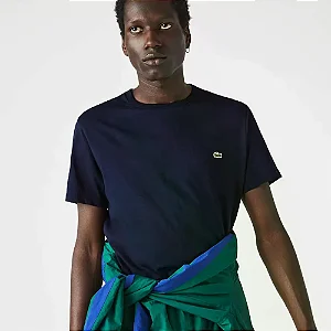 T-shirt masculino azul marinho Lacoste TH6709 23 166