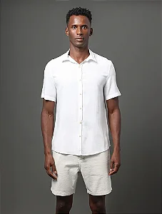 Camisa mc CKJ listras brancas CM5PC03CC818