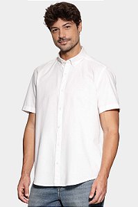 Camisa slim oxford branca Aramis MC 050184
