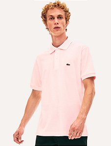 Camiseta gola polo rosa claro Lacoste L 12 12 23 T03
