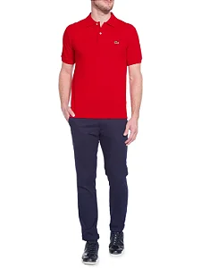Camiseta gola polo vermelho Lacoste L12 12 23 240