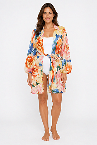 Chemise floral doce estampada Farm Beach 368875