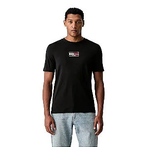 Camiseta brand love preta Tommy Hilfiger ABMW0MW44882