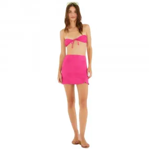 Saia textura flor estampada Farm Beach 346925